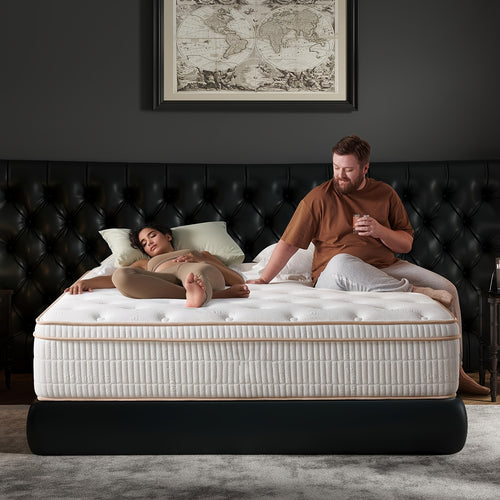 12 Inch Queen Hybrid Mattress | Cooling Gel Memory Foam & Zoned Pocket Coils, Pressure Relief, Motion Isolation, Breathable Bed In A Box, Medium Feel, Woven Top.
